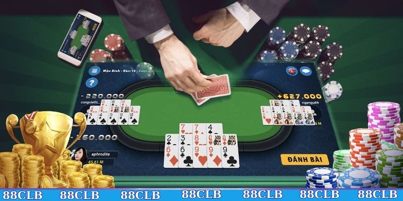 Tiến lên là trò chơi được hội mê game bài 88CLB yêu thích