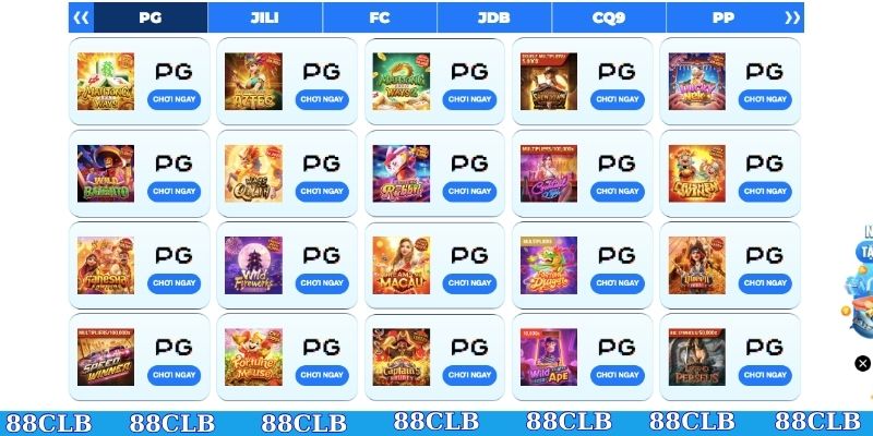 Trải nghiệm game 88CLB nổ hũ tung nóc